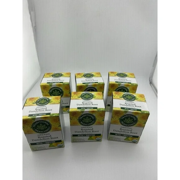 Organic Roasted Dandelion Root Tea Bags Herbal Caffeine-Free Detox Wellness 96ct - Picture 9 of 9